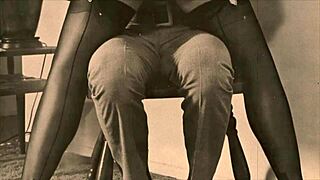 Vintage Mature Mom Gets Hairy Pussy Pounded in Antique Video