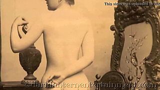 Vintage British gentleman's erotic confessions revealed in a dark lantern video
