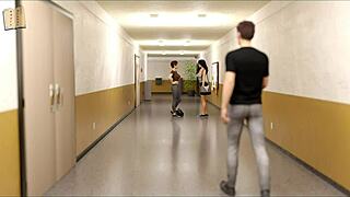 3D homemade video of Sara's love adventures at university