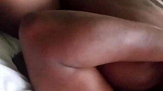 Beautiful black beauty enjoying a good spanking and fucked by a big cock