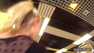 Glamorous Czech Teenie Seduced in Supermarket for Intense POV Action
